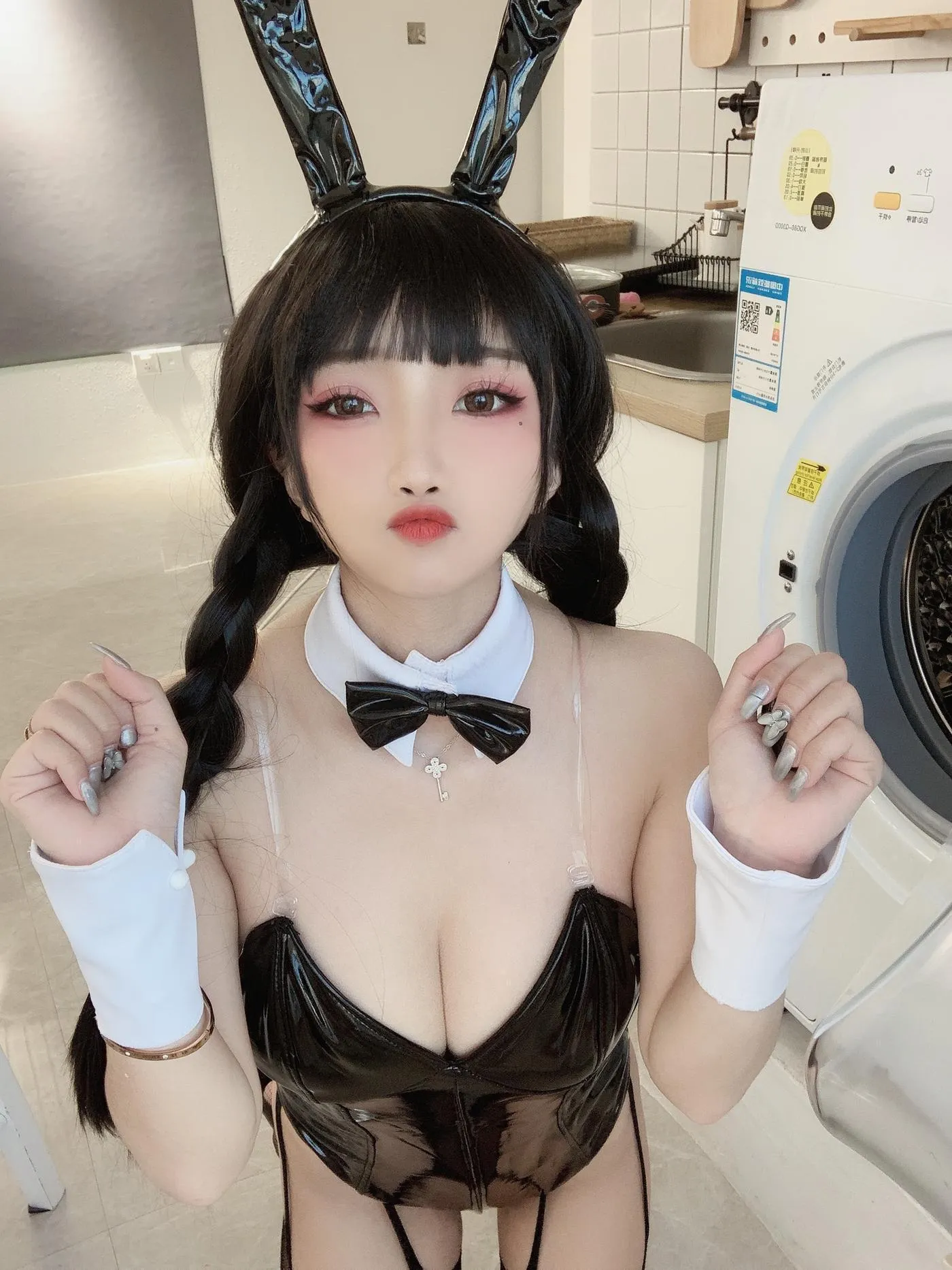 鬼畜瑶在不在w – NO.48 黑色兔女郎 [40P]插图7